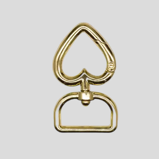 Heart-Shaped Key Ring Chain| Swivel Snap Hoo